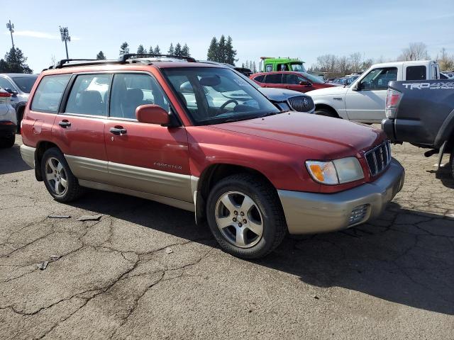 JF1SF65541H711272 - 2001 SUBARU FORESTER S BURGUNDY photo 4