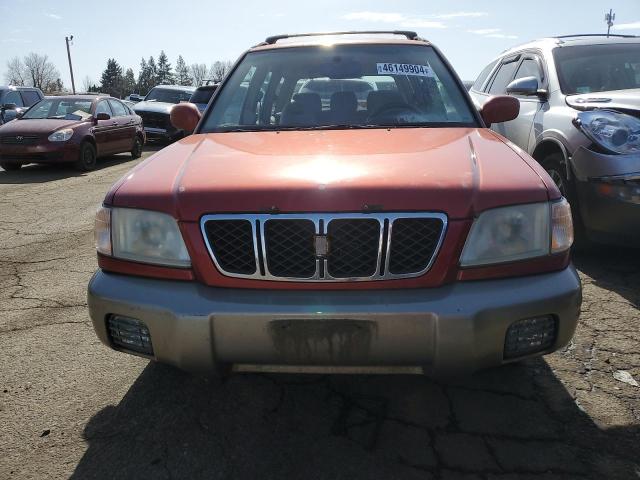 JF1SF65541H711272 - 2001 SUBARU FORESTER S BURGUNDY photo 5