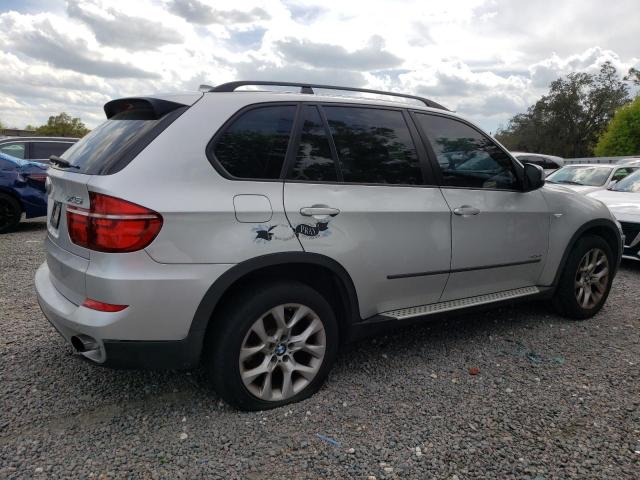 5UXZV4C5XCL762535 - 2012 BMW X5 XDRIVE35I SILVER photo 3