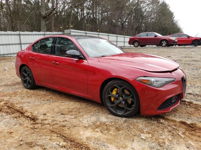 ZARFAMBN5K7621127 - 2019 ALFA ROMEO GIULIA TI RED photo 4