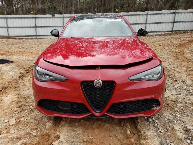 ZARFAMBN5K7621127 - 2019 ALFA ROMEO GIULIA TI RED photo 5