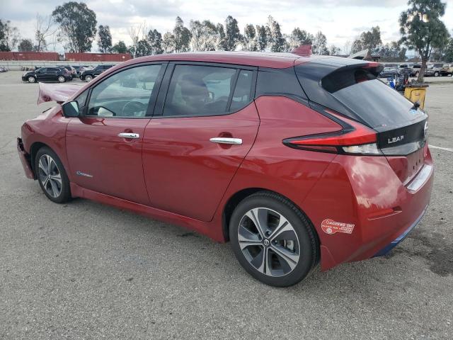 1N4AZ1CP5JC307498 - 2018 NISSAN LEAF S RED photo 2