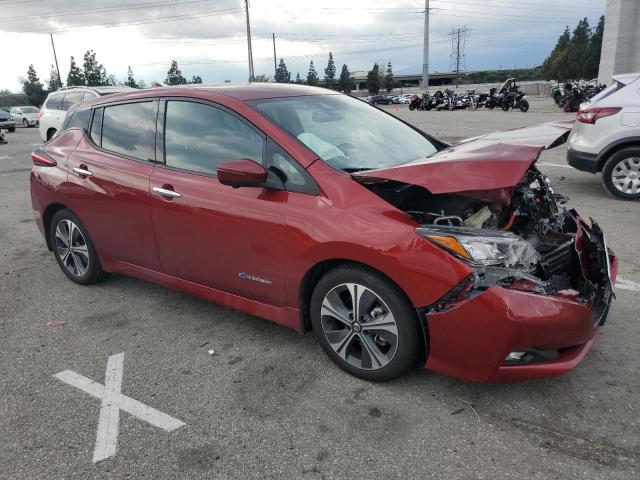 1N4AZ1CP5JC307498 - 2018 NISSAN LEAF S RED photo 4