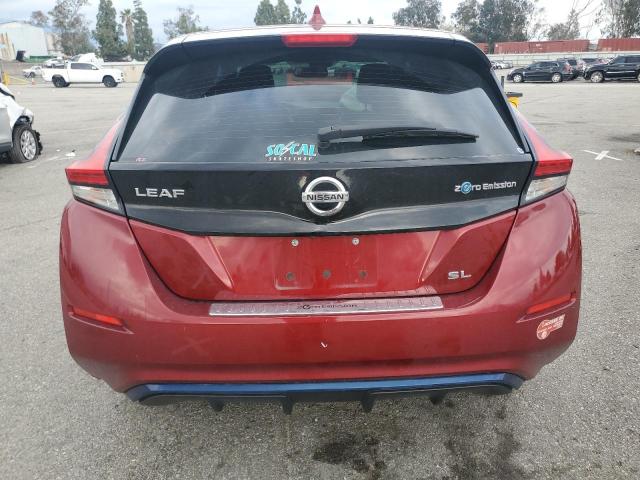 1N4AZ1CP5JC307498 - 2018 NISSAN LEAF S RED photo 6