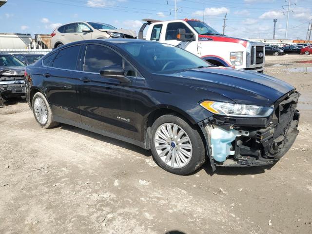 3FA6P0UU8ER382598 - 2014 FORD FUSION S HYBRID BLACK photo 4