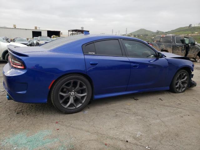 2C3CDXHG9KH740421 - 2019 DODGE CHARGER GT BLUE photo 3