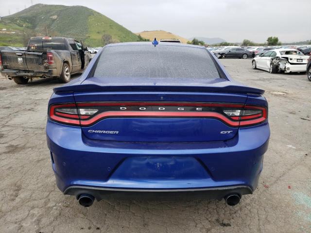 2C3CDXHG9KH740421 - 2019 DODGE CHARGER GT BLUE photo 6