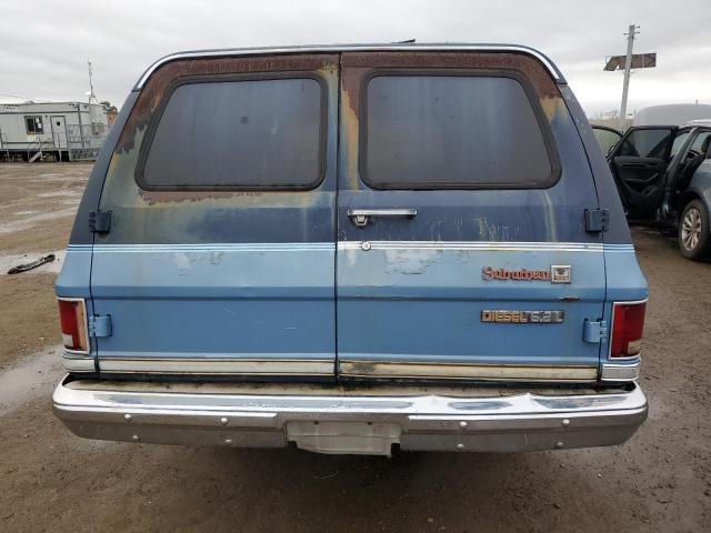 1GKGR26J6HF505165 - 1987 GMC SUBURBAN R25 CONVENTIONAL TWO TONE photo 6