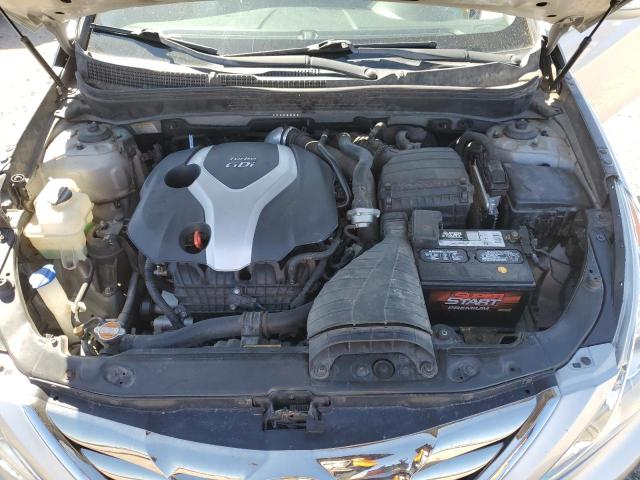 5NPEC4AB4DH509053 - 2013 HYUNDAI SONATA SE SILVER photo 11