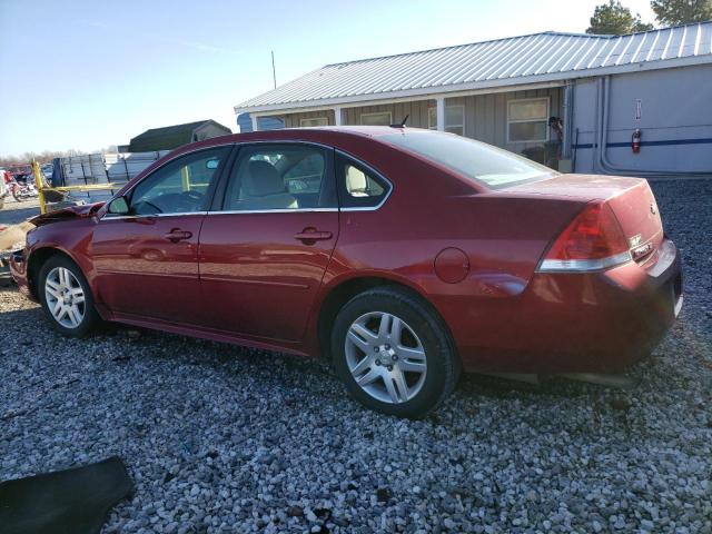 2G1WB5E36F1126258 - 2015 CHEVROLET IMPALA LIM LT RED photo 2