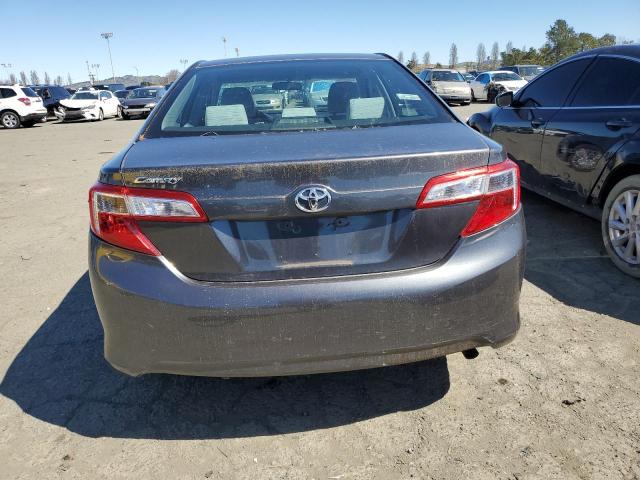 4T4BF1FK3CR252359 - 2012 TOYOTA CAMRY BASE GRAY photo 6