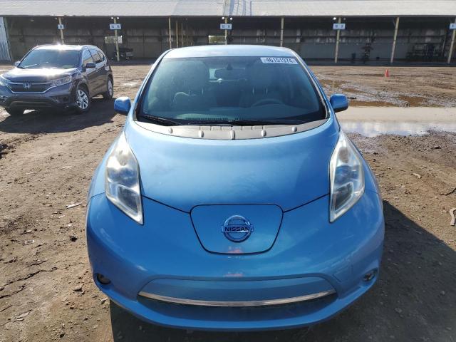 JN1AZ0CP0CT023139 - 2012 NISSAN LEAF SV BLUE photo 5