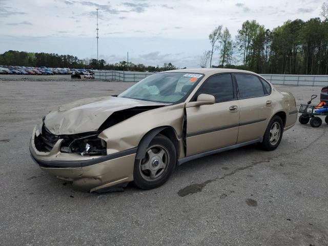 2G1WF52E259121956 - 2005 CHEVROLET IMPALA GOLD photo 1