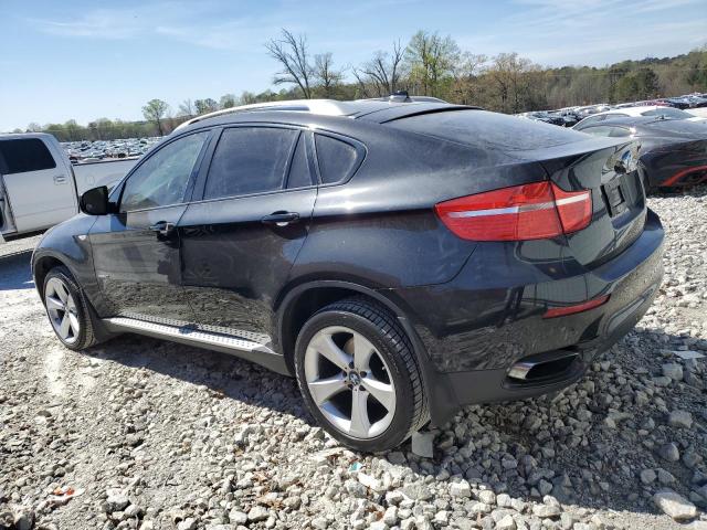 5UXFG83599LZ93875 - 2009 BMW X6 BLACK photo 2