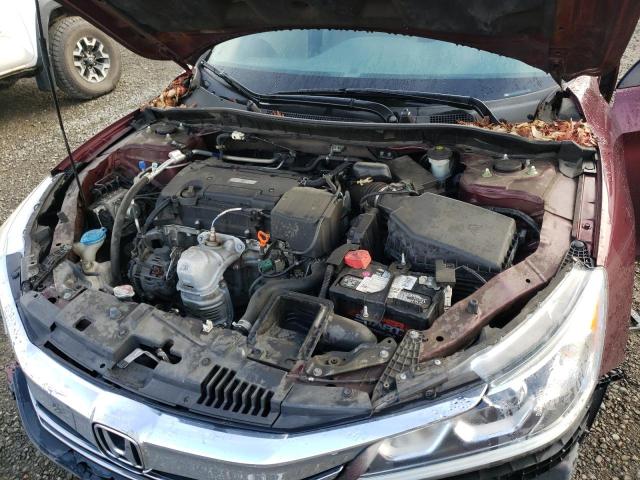 1HGCR2F34GA239055 - 2016 HONDA ACCORD LX BURGUNDY photo 11