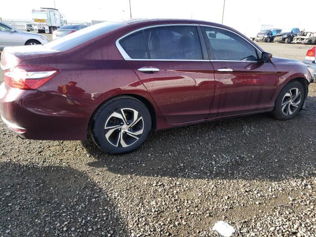 1HGCR2F34GA239055 - 2016 HONDA ACCORD LX BURGUNDY photo 3