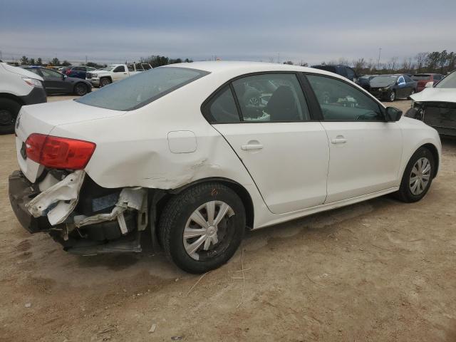 3VW2K7AJ0CM358037 - 2012 VOLKSWAGEN JETTA BASE WHITE photo 3