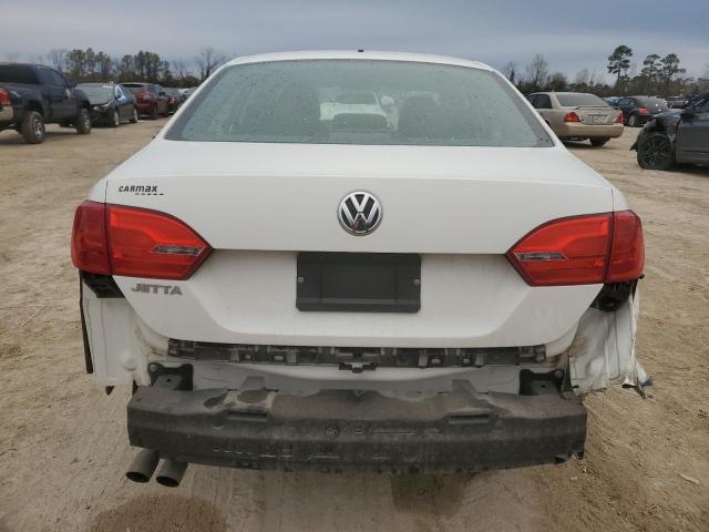 3VW2K7AJ0CM358037 - 2012 VOLKSWAGEN JETTA BASE WHITE photo 6