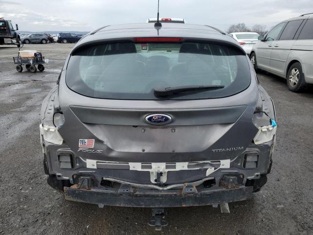 1FADP3N29EL422627 - 2014 FORD FOCUS TITANIUM SILVER photo 6