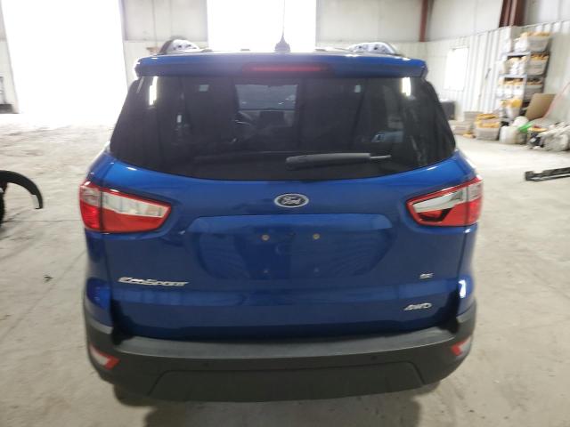 MAJ6P1UL8JC218967 - 2018 FORD ECOSPORT SE BLUE photo 6