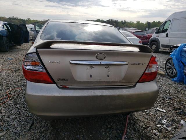 JTDBE32K430228694 - 2003 TOYOTA CAMRY LE GOLD photo 6