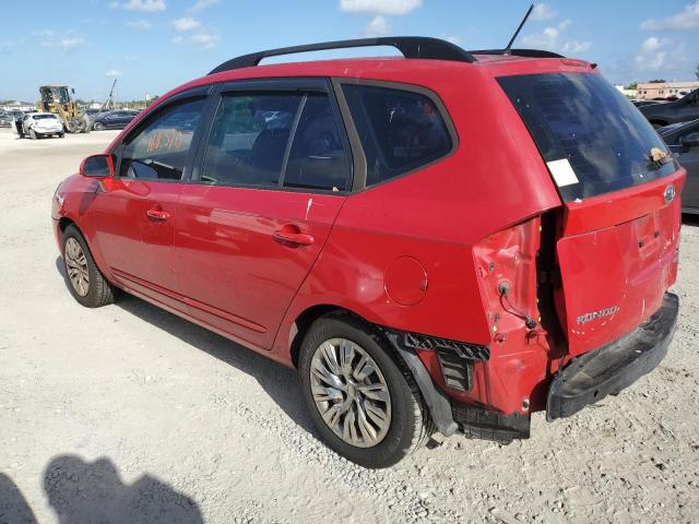 KNAFG529697262072 - 2009 KIA RONDO BASE RED photo 2