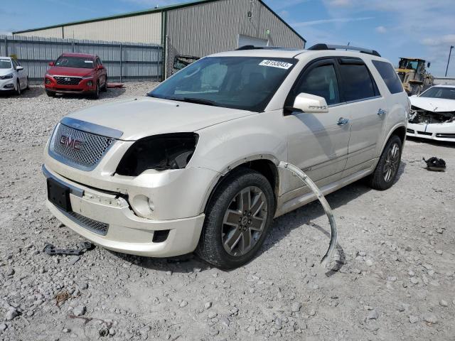 1GKKVTED6CJ244620 - 2012 GMC ACADIA DENALI WHITE photo 1