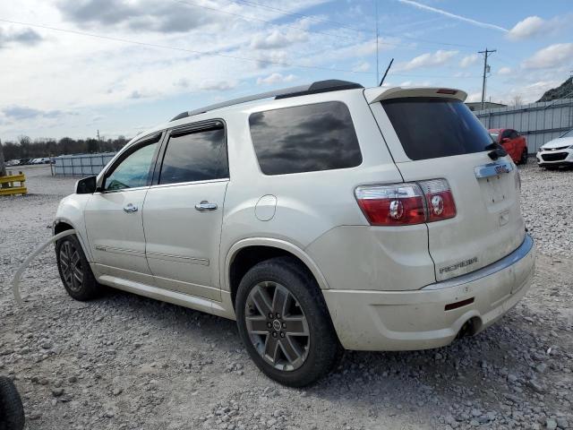 1GKKVTED6CJ244620 - 2012 GMC ACADIA DENALI WHITE photo 2