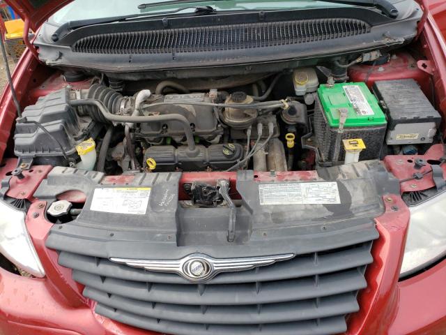 1A4GJ45R07B123235 - 2007 CHRYSLER TOWN & COU LX RED photo 12