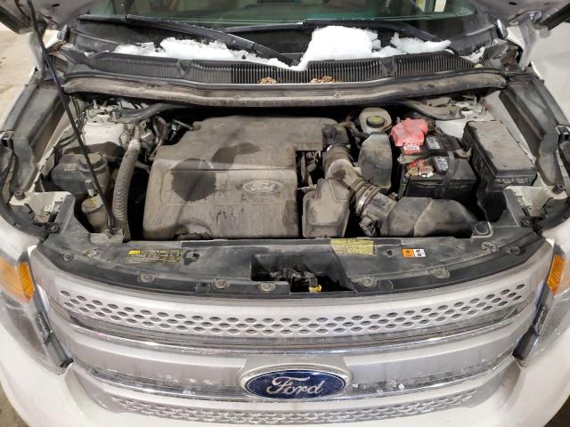1FMHK7B87CGA35277 - 2012 FORD EXPLORER WHITE photo 12