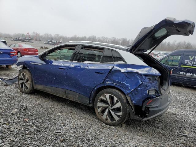 WVGUNPE23MP057257 - 2021 VOLKSWAGEN ID.4 PRO S BLUE photo 2