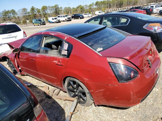 1N4BA41E65C864778 - 2005 NISSAN MAXIMA SE RED photo 2