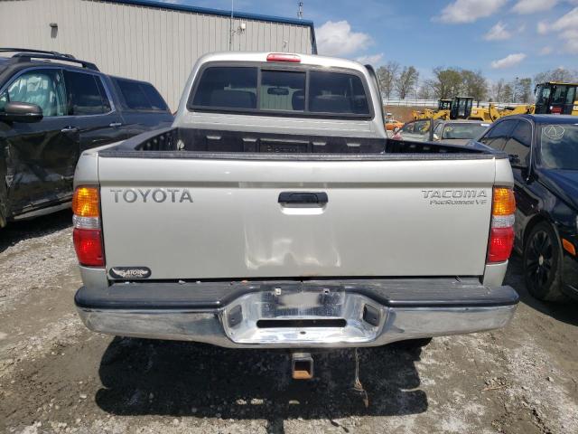 5TEGN92N94Z390888 - 2004 TOYOTA TACOMA DOUBLE CAB PRERUNNER SILVER photo 6