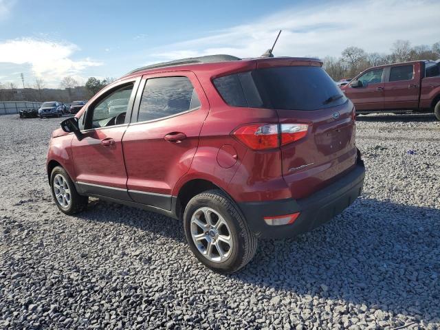 MAJ6S3GL0KC252957 - 2019 FORD ECOSPORT SE 红色 照片 2