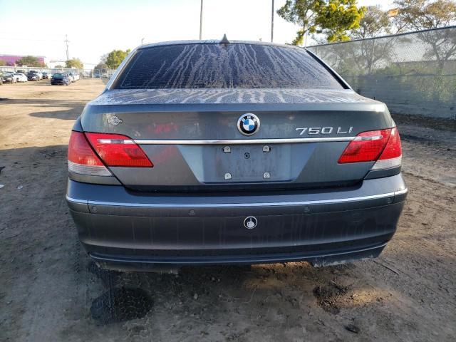 WBAHN83576DT30355 - 2006 BMW 750 LI GRAY photo 6