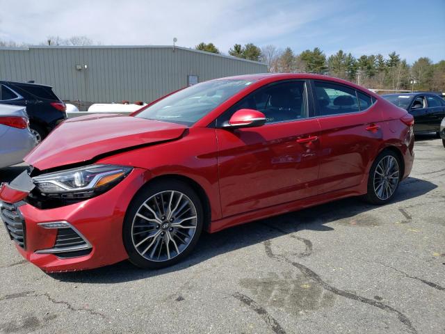 KMHD04LB1HU358035 - 2017 HYUNDAI ELANTRA SPORT RED photo 1