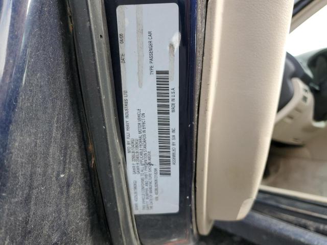 4S3BL626067218296 - 2006 SUBARU LEGACY 2.5I LIMITED BLUE photo 12