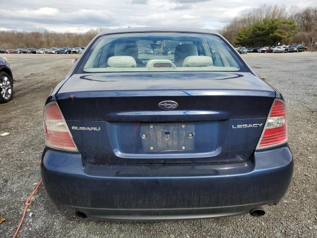 4S3BL626067218296 - 2006 SUBARU LEGACY 2.5I LIMITED BLUE photo 6