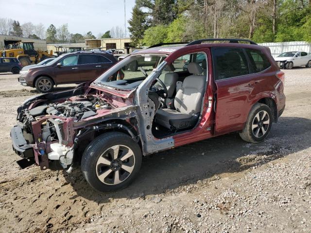 JF2SJAJC4JH422961 - 2018 SUBARU FORESTER 2.5I LIMITED BURGUNDY photo 1