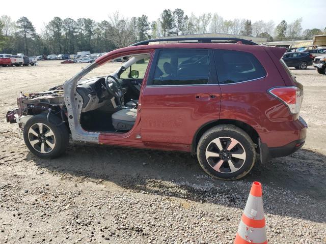 JF2SJAJC4JH422961 - 2018 SUBARU FORESTER 2.5I LIMITED BURGUNDY photo 2