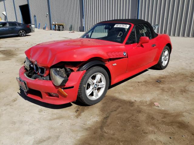 4USCH9344YLG03890 - 2000 BMW Z3 2.3 RED photo 1