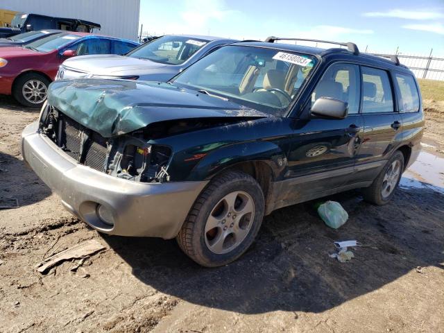 JF1SG65664H766123 - 2004 SUBARU FORESTER 2.5XS GREEN photo 1