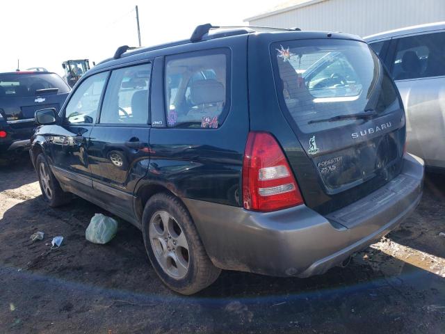 JF1SG65664H766123 - 2004 SUBARU FORESTER 2.5XS მწვანე ფოტო 2