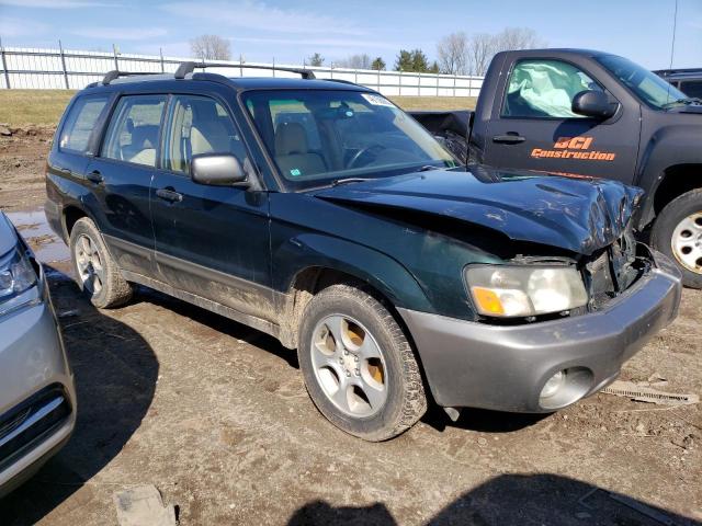 JF1SG65664H766123 - 2004 SUBARU FORESTER 2.5XS GREEN photo 4