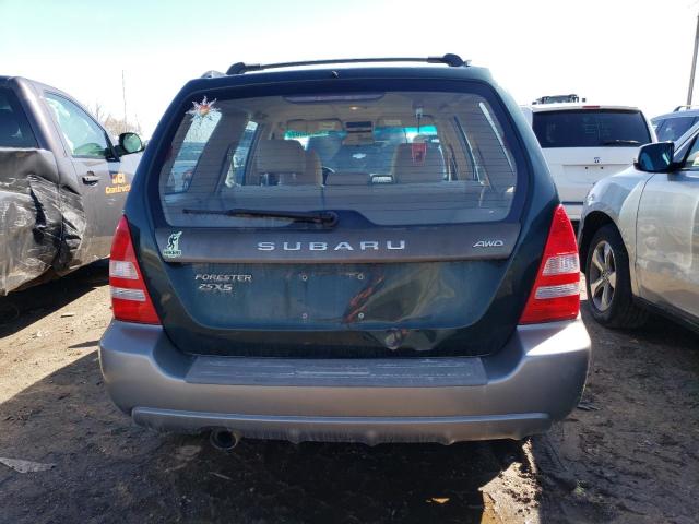 JF1SG65664H766123 - 2004 SUBARU FORESTER 2.5XS მწვანე ფოტო 6