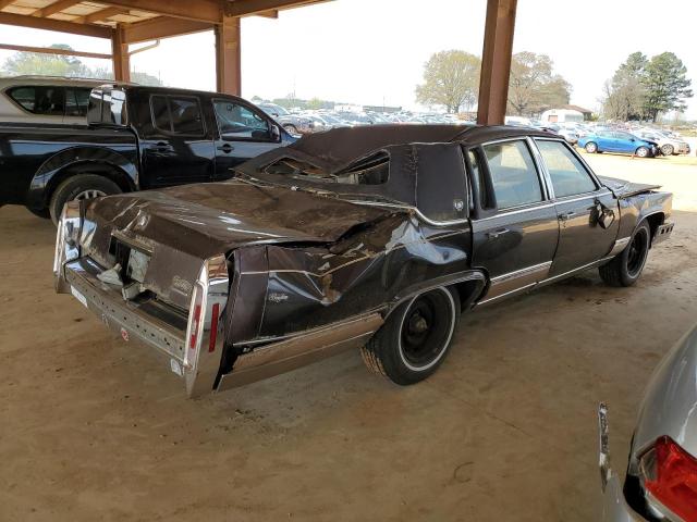 1G6DW54E2MR720309 - 1991 CADILLAC BROUGHAM BLACK photo 3