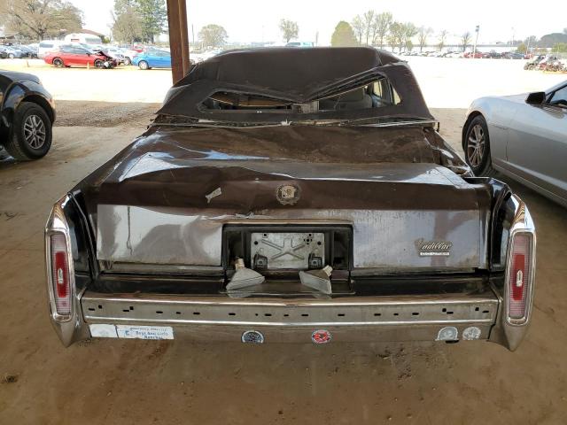 1G6DW54E2MR720309 - 1991 CADILLAC BROUGHAM BLACK photo 6