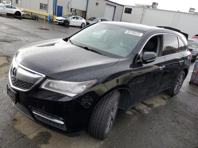 5FRYD4H49EB044706 - 2014 ACURA MDX TECHNOLOGY BLACK photo 1