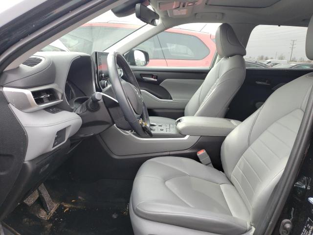 5TDHZRBH5MS533870 - 2021 TOYOTA HIGHLANDER XLE BLACK photo 7