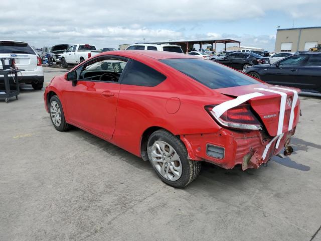 2HGFG3B59EH501182 - 2014 HONDA CIVIC LX RED photo 2